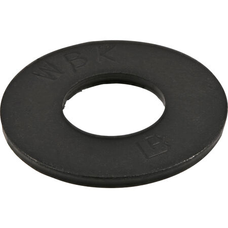 Hillman 3/8 in. Black Coated Flat Washer