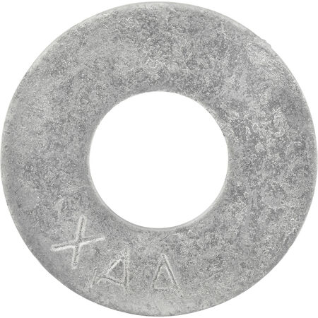 Hillman Galvanized Flat Washers (1/4 in.) - 100 pc