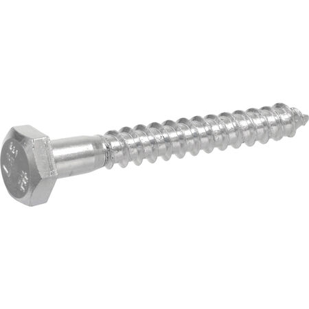 Hillman Zinc Hex Lag Screw 5/16 in. x 4 in.