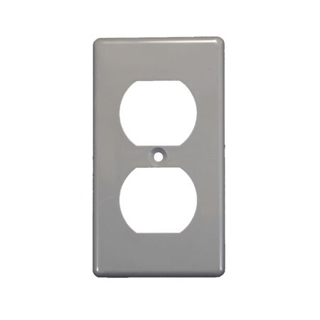Cantex EZ Box Rectangle Thermoplastic 1 gang 4.29 in. H X 2.36 in. W Duplex Box Cover