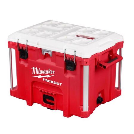 Milwaukee Packout Red/White 40 qt Cooler