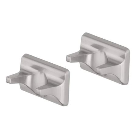 OakBrook Collection Chrome Silver Double Robe Hook