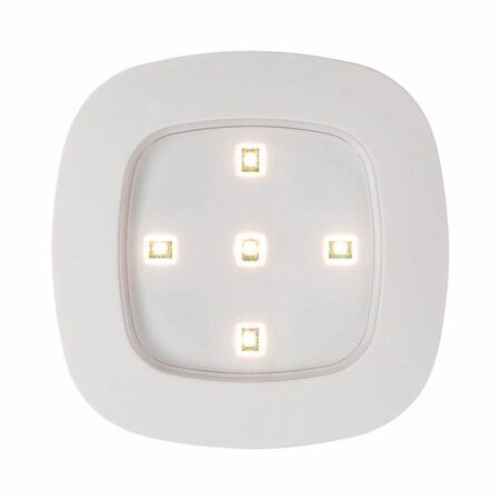 Fulcrum Light It! White Battery Powered LED Puck Light 1 pk