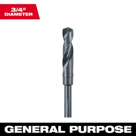 Milwaukee Thunderbolt 3/4 in. X 6 in. L Drill Bit 3-Flat Shank 1 pc 2