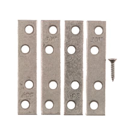 Ace 3 in. H X 0.625 in. W X.85 in. L Galvanized Steel Mending Brace