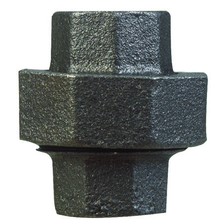 STZ Industries 1 in. FIP each X 1 in. D FIP Black Malleable Iron Union