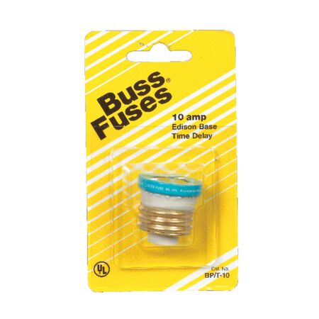 Bussmann 10 amps Time Delay Plug Fuse 1 pk