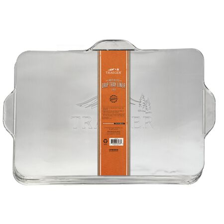 Traeger Aluminum Drip Tray Liner For Timberline 850 21.46 in. L x 14.57 in. W 5 pk