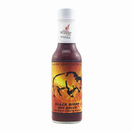 Angry Goat Pepper Co. Black Bison Hot Sauce 5 Oz