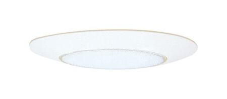 Halo Matte White 6 in. W Glass LED Shower Lens/Trim 60 W