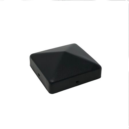 3-7/8” x 3-1/2” Black Eazy-Cap™ Patented Pyramid USA Post Caps