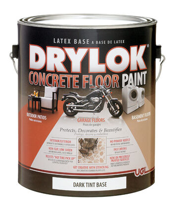 Drylok Low Sheen Floor Paint Dark Base 1 gal. Low VOC