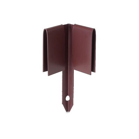 8 in brown steel Corner Edging Stake 