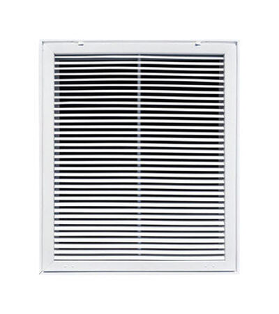 Tru Aire 30 in. W x 20 in. H White Steel Return Air Filter Grille