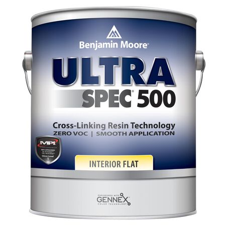Benjamin Moore Ultra Spec Flat Base 2 Paint Interior 1 Gallon