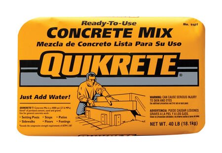 Quikrete 40 LB Ready-To-Use Concrete Mix