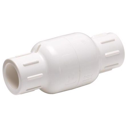 Homewerks 1 in. D X 1 in. D Solvent PVC Spring Loaded Check Valve
