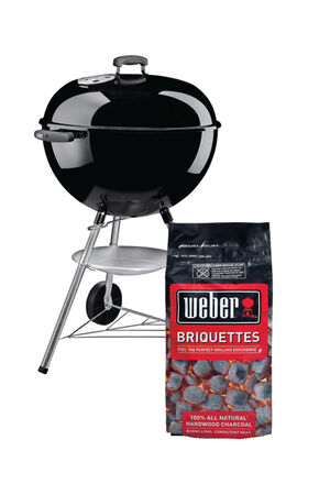 Original Kettle charcoal grill and charcoal package