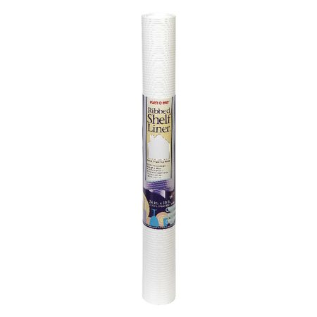 Warp's Plast-O-Mat 10 ft. L X 24 in. W White Non Adhesive Ribbed Shelf Liner