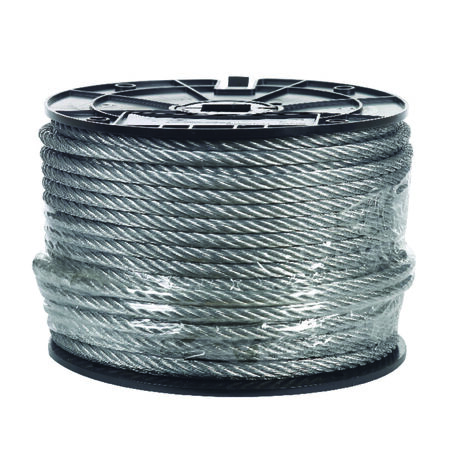 Campbell Chain Galvanized Steel Aircraft Cable 5/16 in. Dia. x 200 ft. L