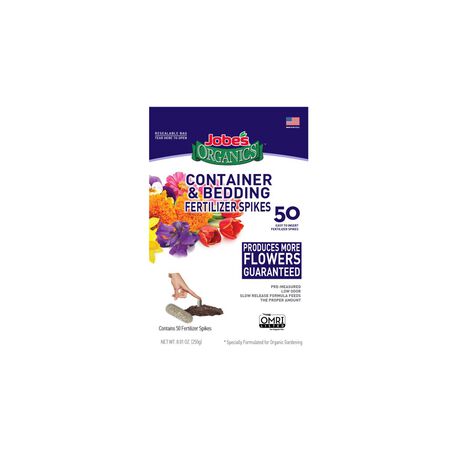 Jobe's Organic Spikes Container & Bedding Plant Food 0.55 LB