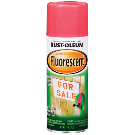 Rust-Oleum Specialty Fluorescent Pink Spray Paint 11 oz