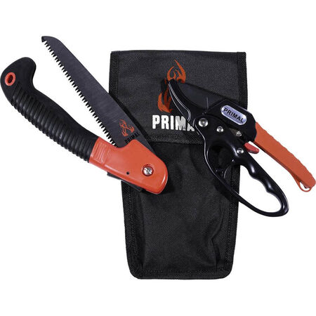 Primal Pruning Kit Folding Saw, Ratchet Shears, and Carrying Pouch
