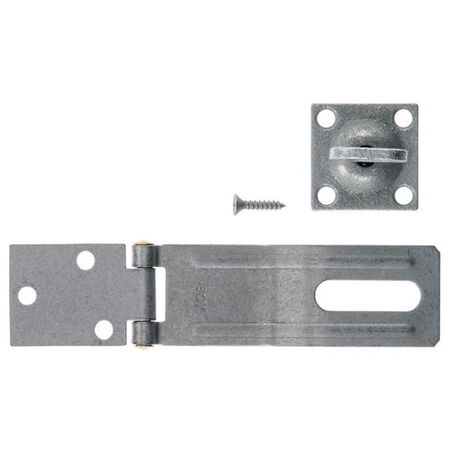 Ace Galvanized Steel 4-1/2 in. L Swivel Staple Safety Hasp 1 pk