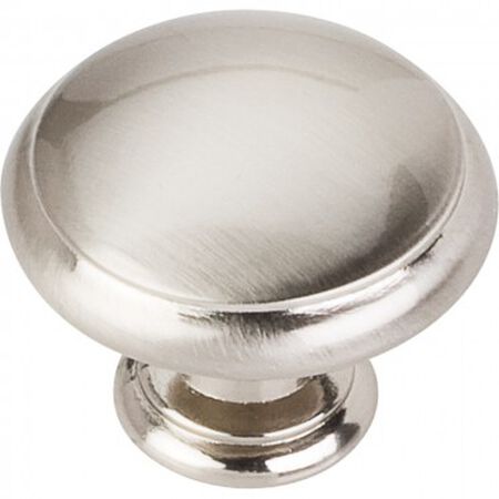 1 3/16" Diameter Mushroom Cabinet Knob Satin Nickel