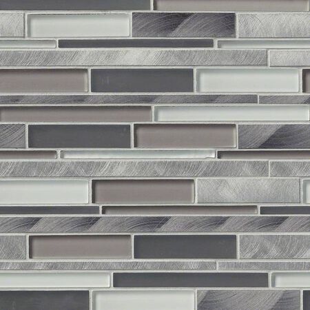 CITYSCAPE INTERLOCKING GLASS & METAL TILE