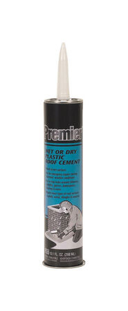 Premier Asphalt Wet/Dry Surface Roof Cement 10.1 oz. Black