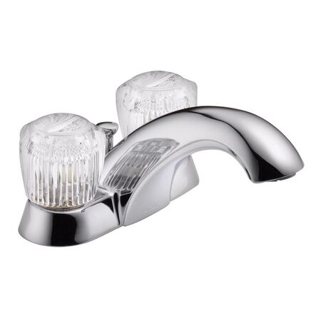 Delta Classic Chrome Centerset Bathroom Sink Faucet 4 in.