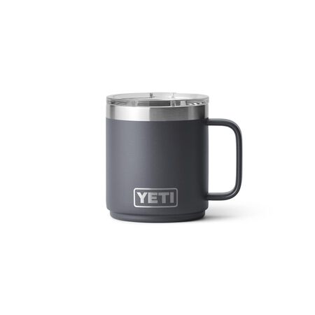 YETI Rambler 10 oz Charcoal BPA Free Mug with MagSlider Lid
