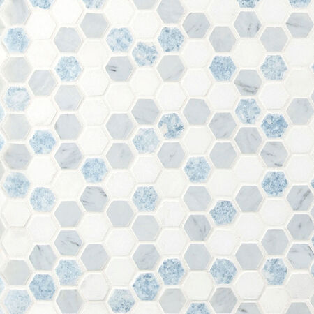 AZULA HEX Polished Marble Tile