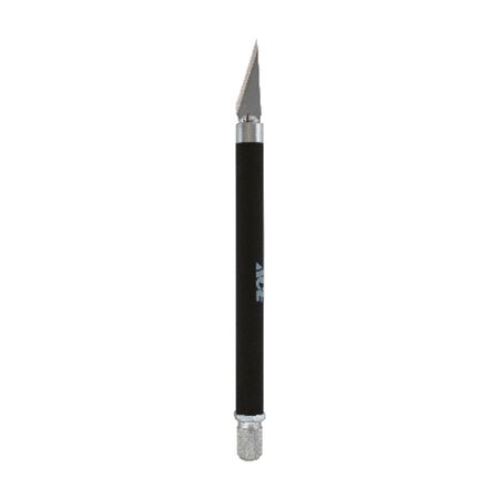Ace 4 in. Fixed Blade Hobby Knife Black 1 pk