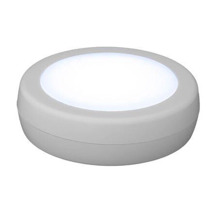 Westek White Battery Powered Led Puck Light With Remote 2 Pack