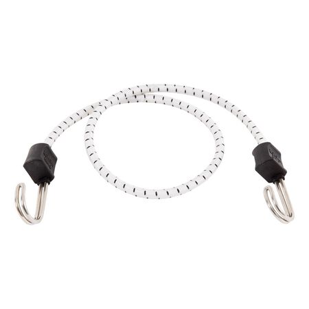 Keeper Black/White Bungee Cord 32 in. L X 0.315 in. 1 pk