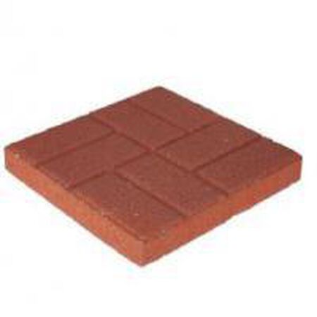 Step Stone Brick Face Red 16"