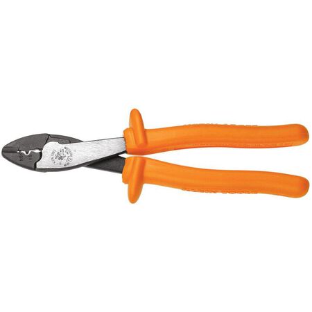 Klein Tools 10-22 Awg 9-3/4in. L Insulated Crimping/Cutting Tool