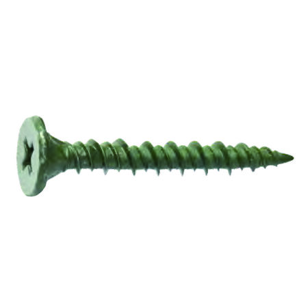 Grip-Rite No. 8 wire X 1-1/4 in. L Phillips Wafer Head Coarse Cement Board Screws 1lb 144 pk