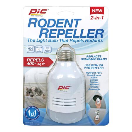 Pic Sonic Pest Repeller Light Bulb For Rodents