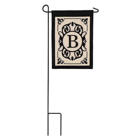 Monogram Garden Filigree Flag