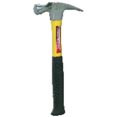 Ace 16 oz Smooth Face Rip Hammer Fiberglass Handle
