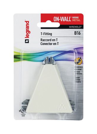 Legrand On-Wall 2.5 in. L T-Fitting 1 pk