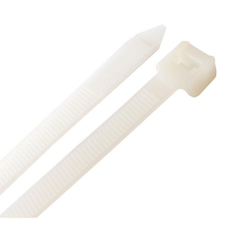 Home Plus 24in. L White Cable Tie 10 Pack