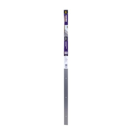 M-D 1-1/4 in. W X 36 in. L Anodized Pewter Silver Aluminum Seam Binder