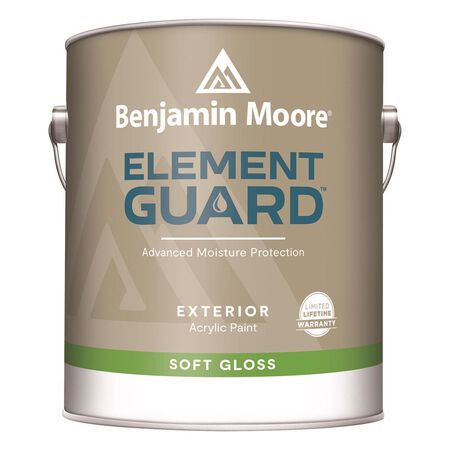 Benjamin Moore Element Guard Soft Gloss Base 2 Paint Exterior 1 gal