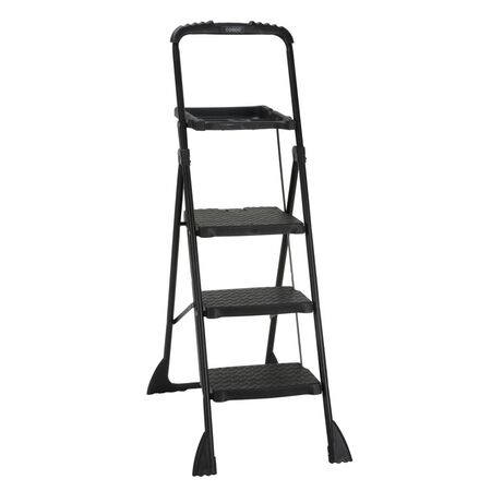 Cosco 60.98 in. H X 21.65 in. W X 3.31 in. D 250 lb. cap. 3 step Steel Folding Step Stool