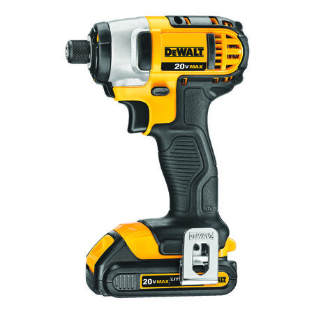 DEWALT 20V MAX 1/4 in. Cordless Brushed Impact Driver Kit (Battery & Charger)