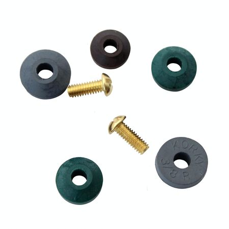 Ace.1 in. D Rubber Beveled Faucet Washer Assortment 9 pk